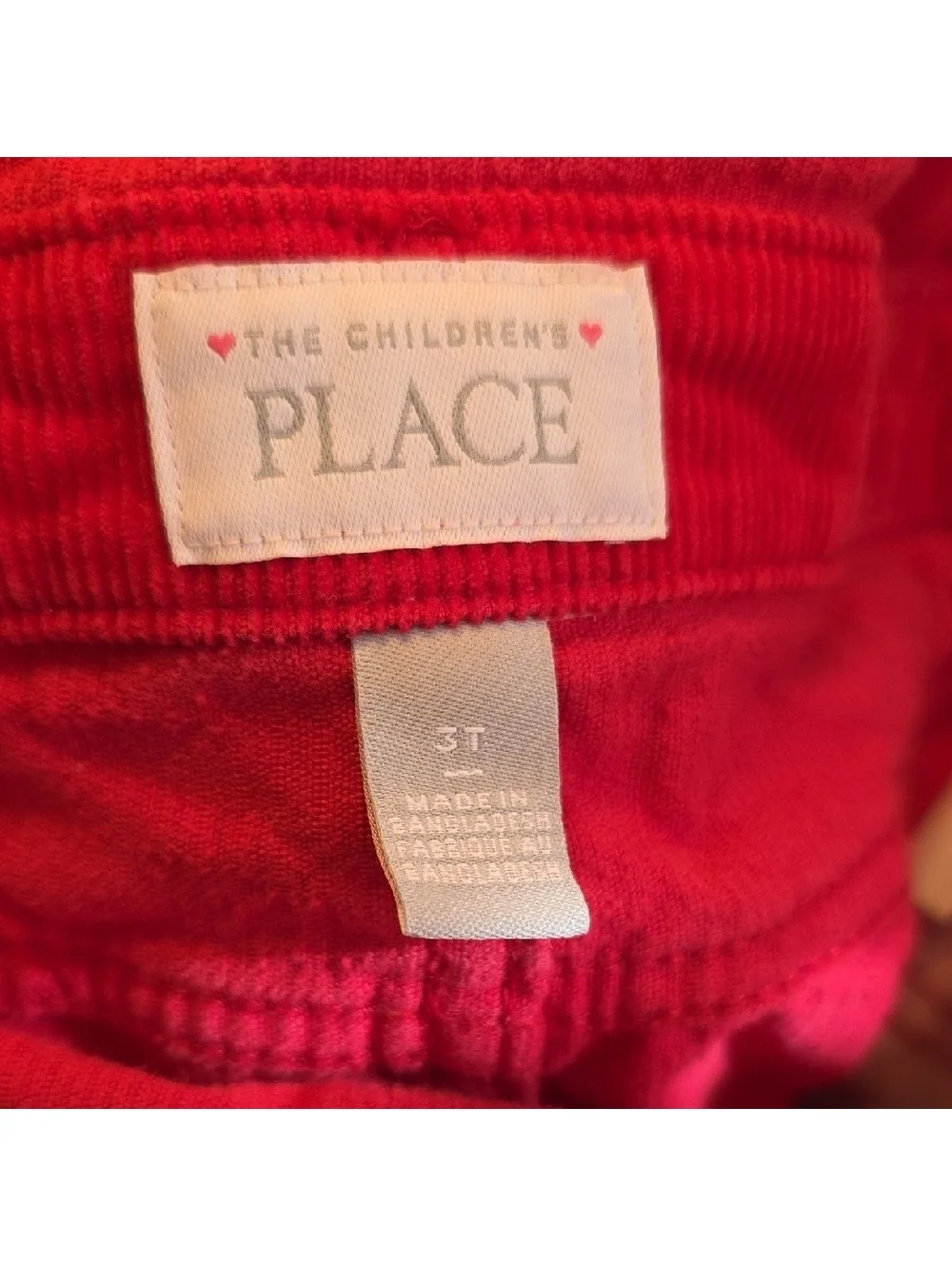 The Childrens Place bright red